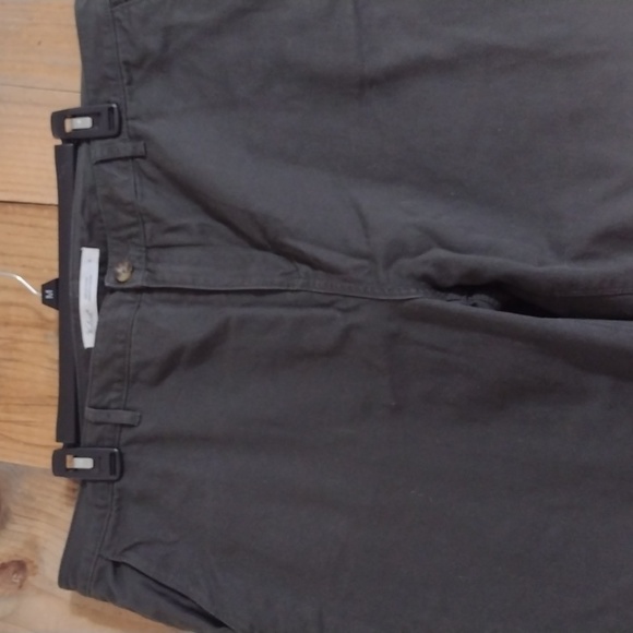 Woolrich Army Green High Waisted Flannel Lined Pants Size 16 W 38" L 32" - Picture 3 of 12